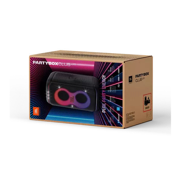 اسپیکر JBL PartyBox Club 120 | اسپیکر قابل حمل بلوتوثی JBL با نورپردازی